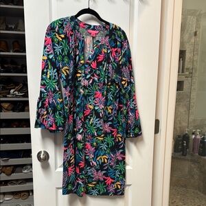 Lily Pulitzer Dress L Floral Women's Dress